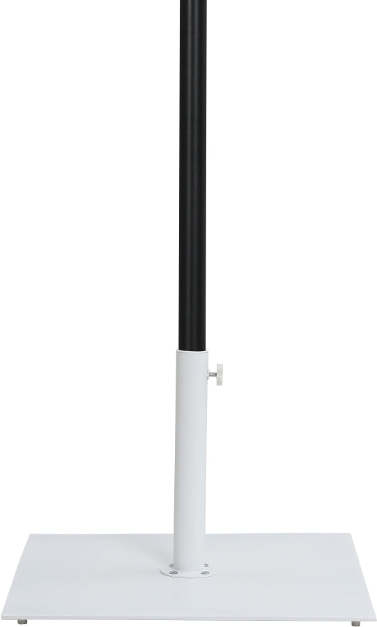 Amalfi Water Resistant Fabric And Aluminum Patio Umbrella With Base Set