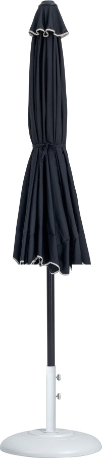 Amalfi Water Resistant Fabric And Aluminum Patio Umbrella With Base Set
