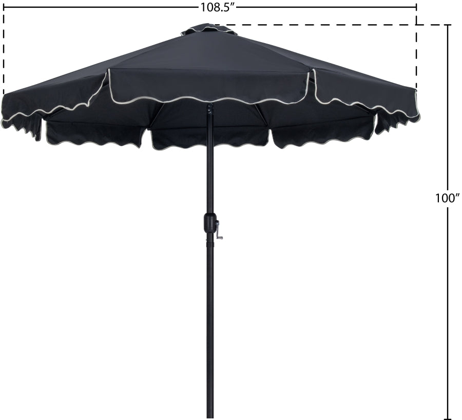 Amalfi Water Resistant Fabric And Aluminum Patio Umbrella