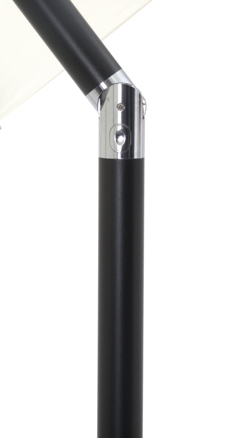 Amalfi Water Resistant Fabric And Aluminum Patio Umbrella With Base Set