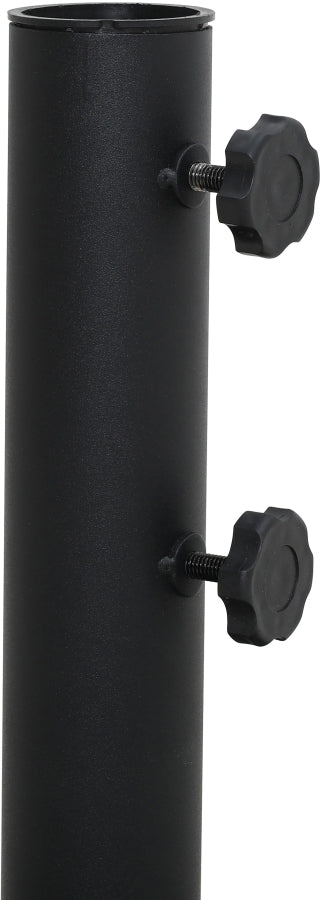 Amalfi Water Resistant Fabric And Aluminum Patio Umbrella With Base Set