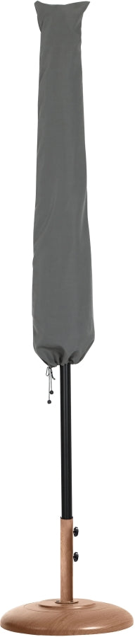 Amalfi Water Resistant Fabric And Aluminum Patio Umbrella With Base Set