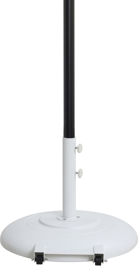 Amalfi Water Resistant Fabric And Aluminum Patio Umbrella With Base Set