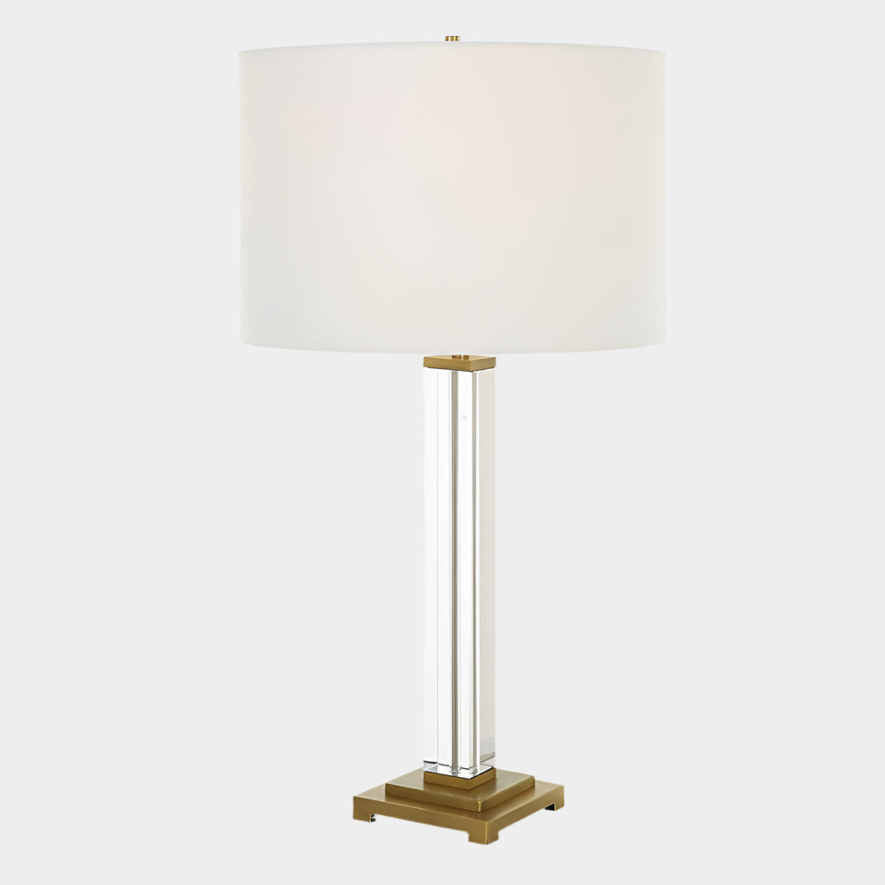 Crystal Column Table Lamp