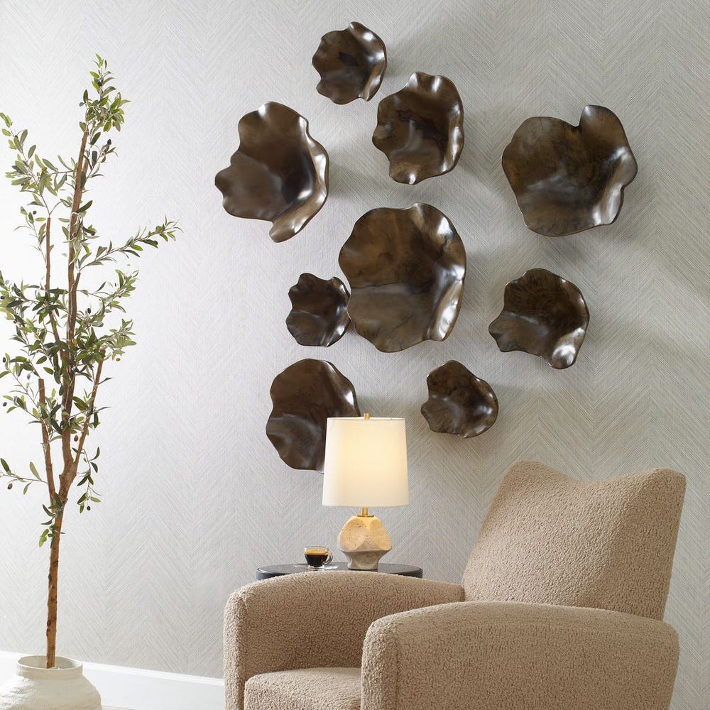 Teo Wood Wall Decor, S/3