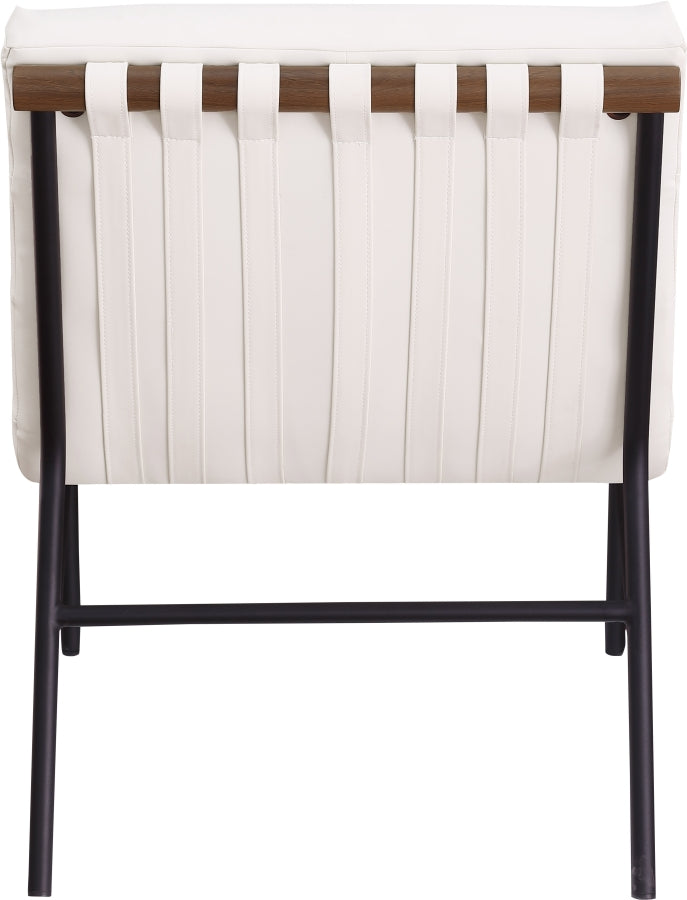 Fauteuil d'appoint rembourré en chenille Vivi 
