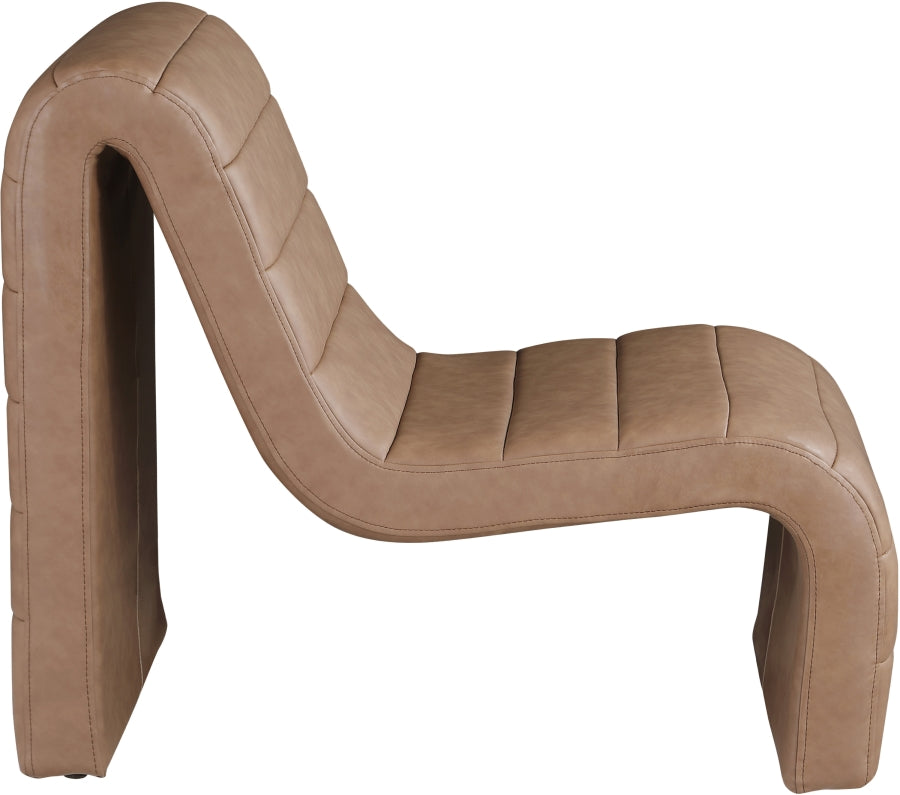 Ivy Vegan Leather Upholstered Accent Chair