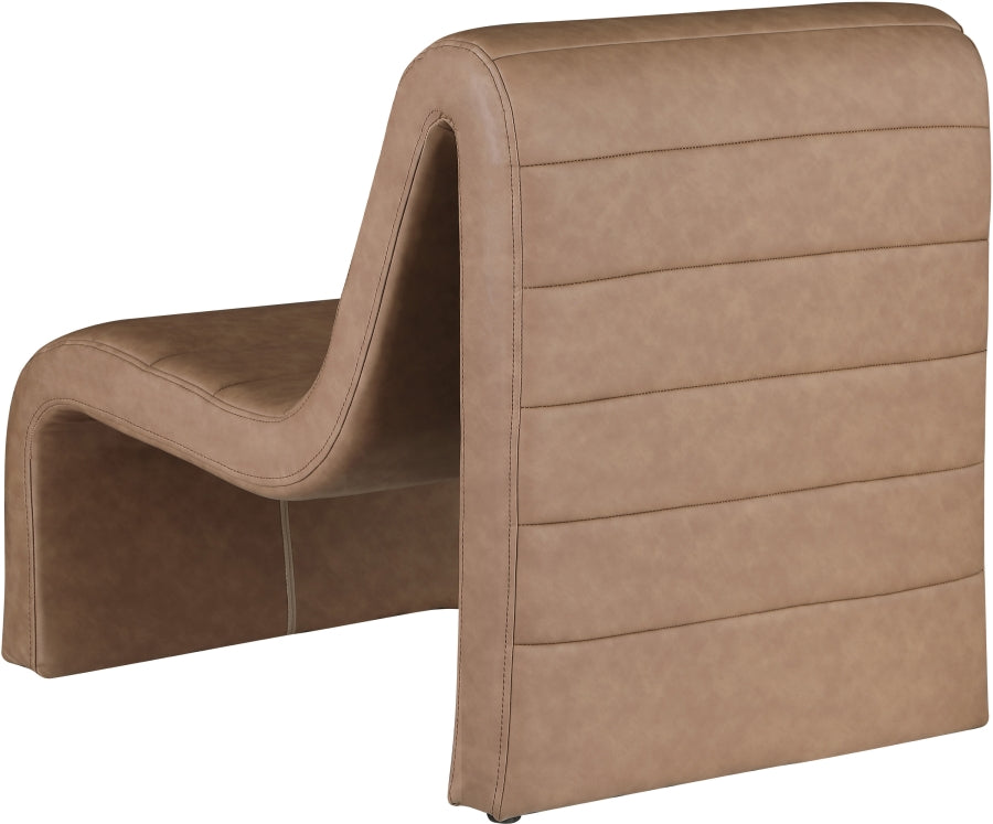 Ivy Vegan Leather Upholstered Accent Chair