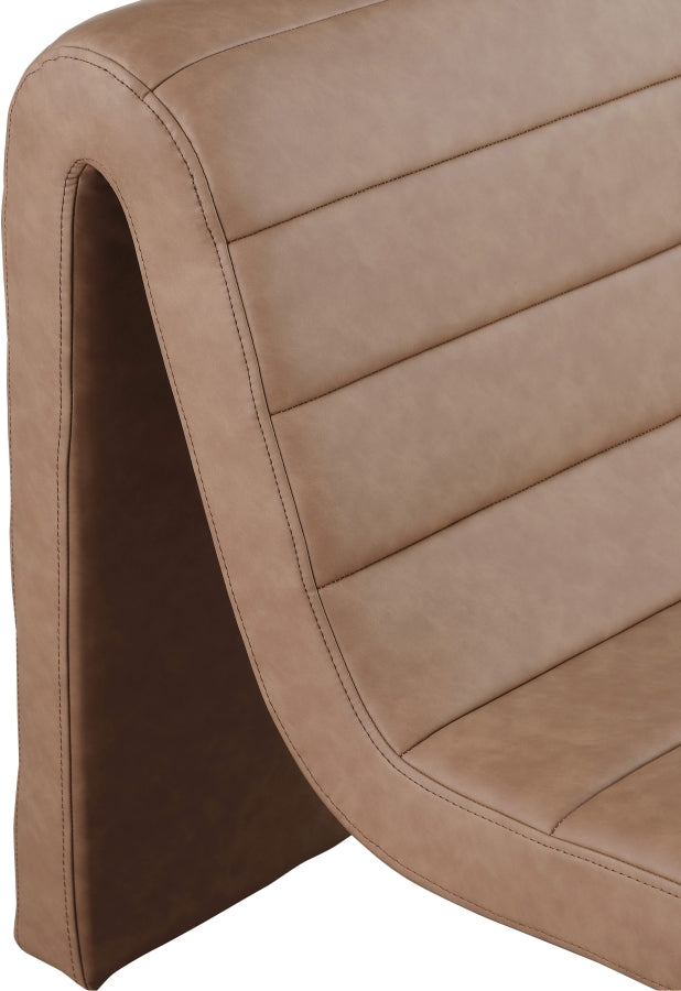 Ivy Vegan Leather Upholstered Accent Chair