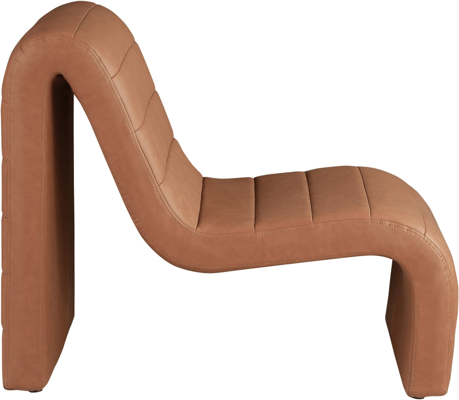 Ivy Vegan Leather Upholstered Accent Chair