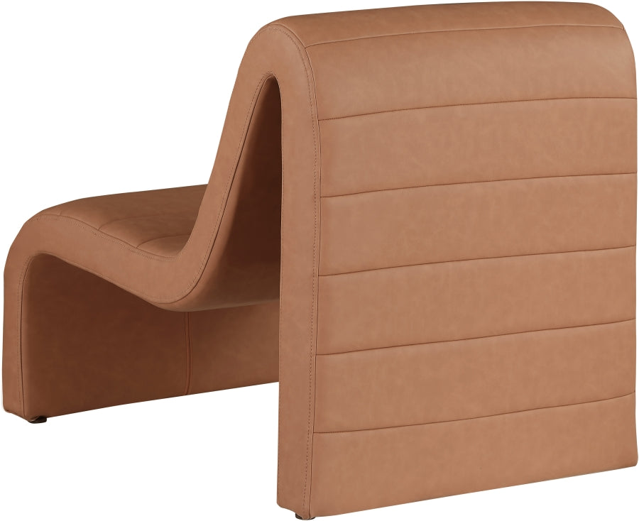 Ivy Vegan Leather Upholstered Accent Chair
