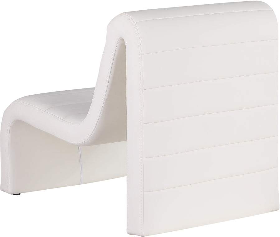 Ivy Vegan Leather Upholstered Accent Chair