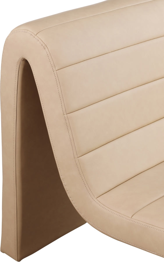 Ivy Vegan Leather Upholstered Accent Chair
