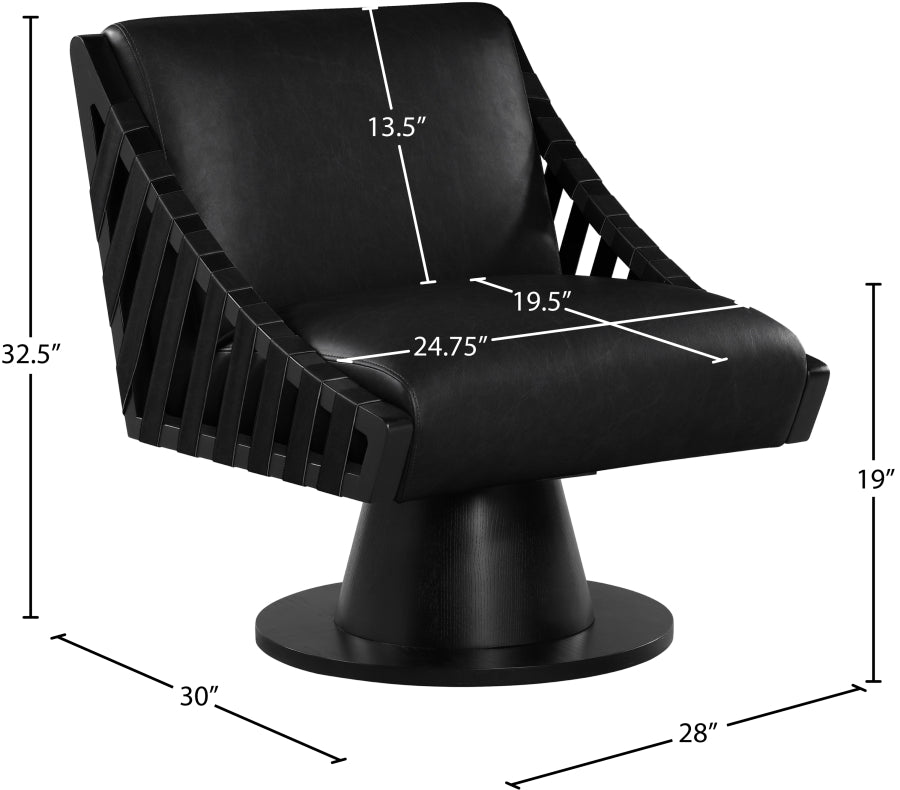 Fauteuil d'appoint rembourré en chenille Vivi 