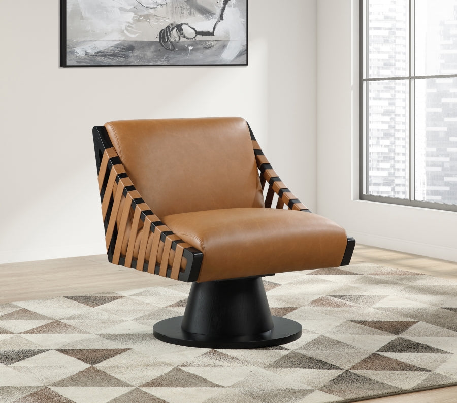 Fauteuil d'appoint rembourré en chenille Vivi 