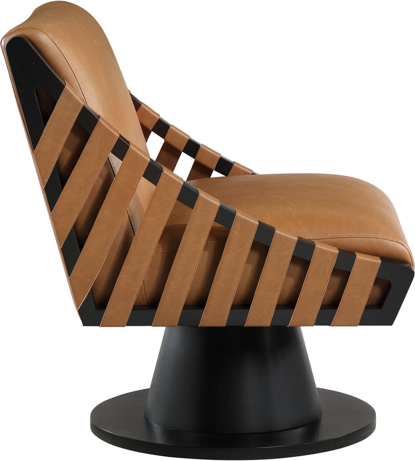 Fauteuil d'appoint rembourré en chenille Vivi 