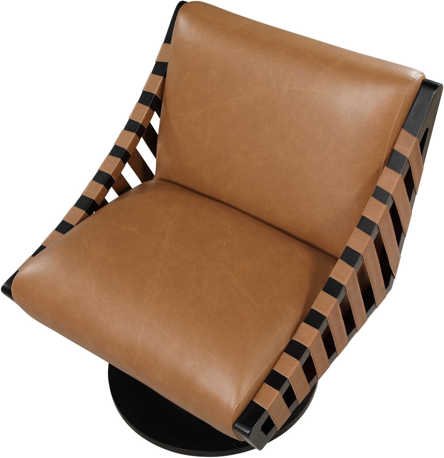 Fauteuil d'appoint rembourré en chenille Vivi 