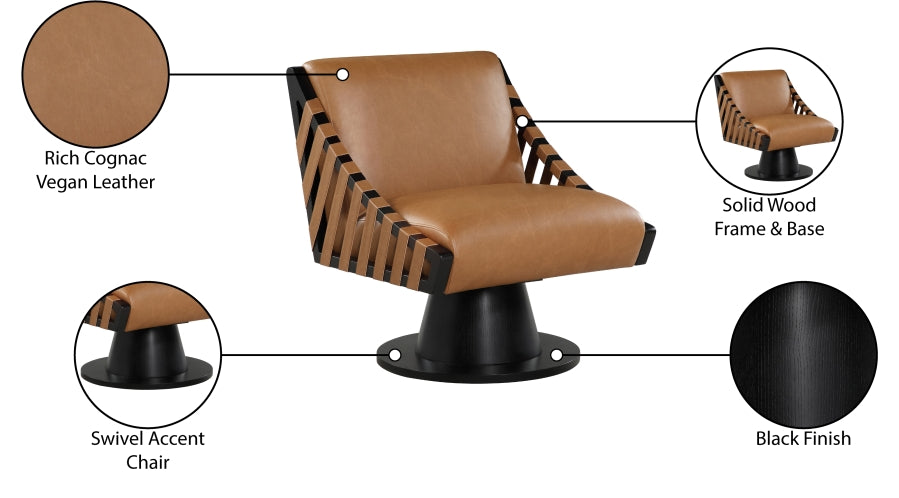 Fauteuil d'appoint rembourré en chenille Vivi 