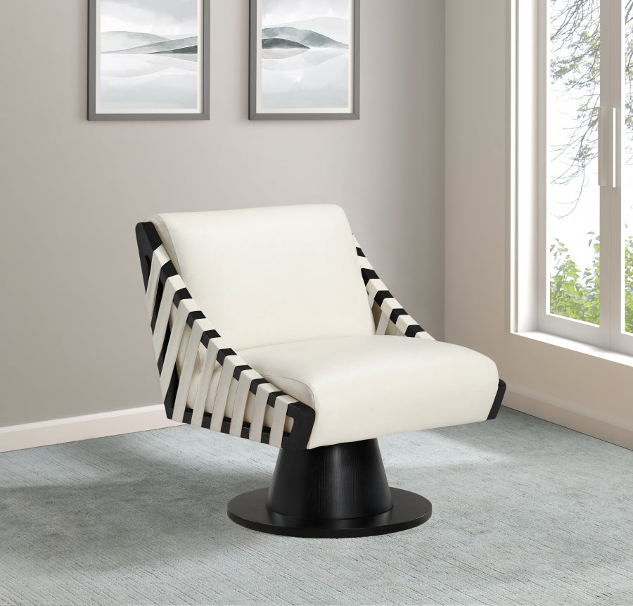 Fauteuil d'appoint rembourré en chenille Vivi 