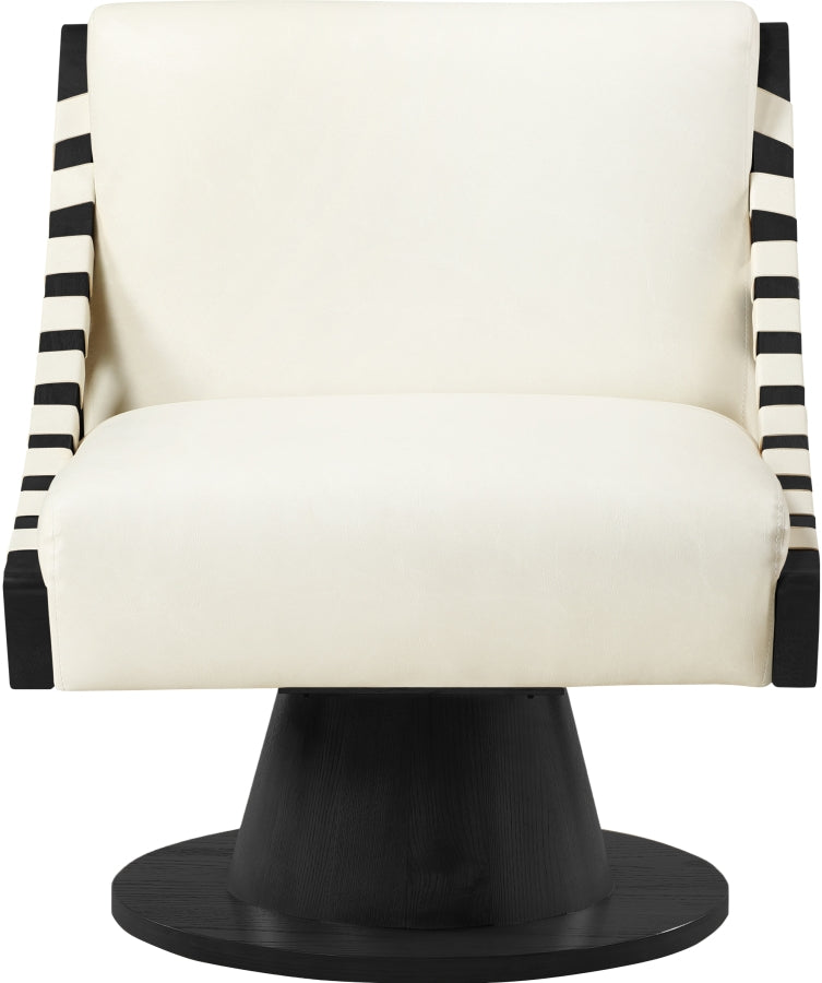 Fauteuil d'appoint rembourré en chenille Vivi 