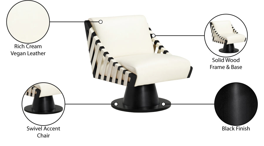 Fauteuil d'appoint rembourré en chenille Vivi 
