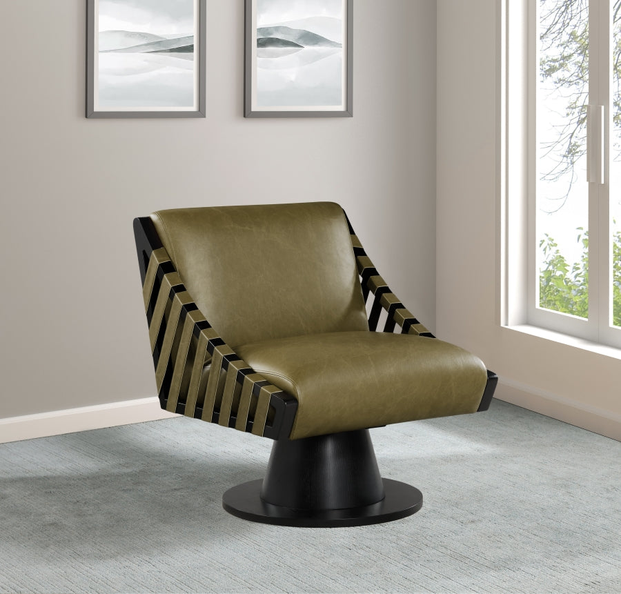 Fauteuil d'appoint rembourré en chenille Vivi 