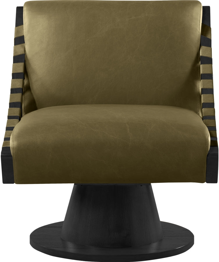 Fauteuil d'appoint rembourré en chenille Vivi 