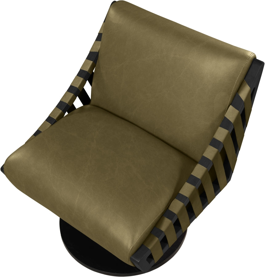 Fauteuil d'appoint rembourré en chenille Vivi 