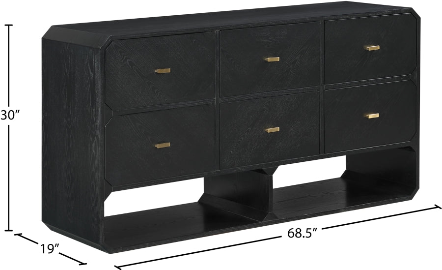 Parker Ash Wood Dresser