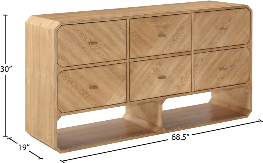 Parker Ash Wood Dresser