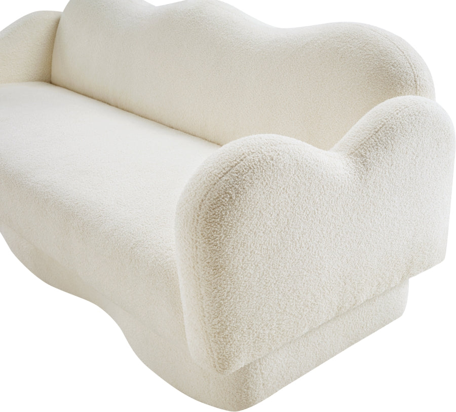 Bloom Teddy Fabric Upholstered Sofa