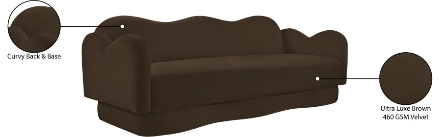 Bloom Velvet Upholstered Sofa