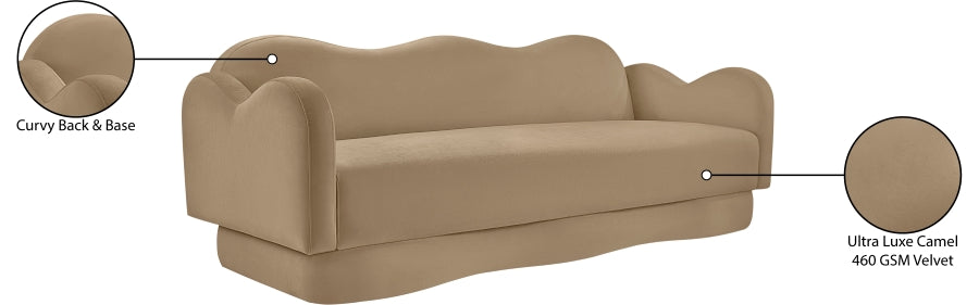 Bloom Velvet Upholstered Sofa