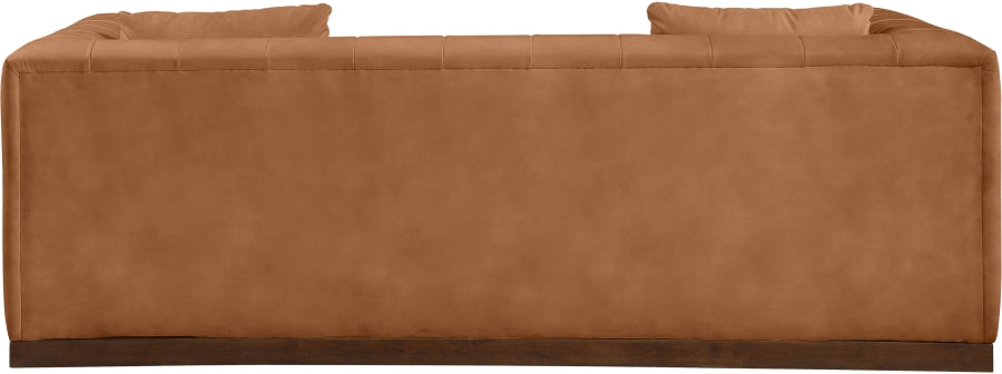 Mallina Vegan Leather Upholstered Sofa