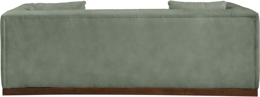 Mallina Vegan Leather Upholstered Sofa