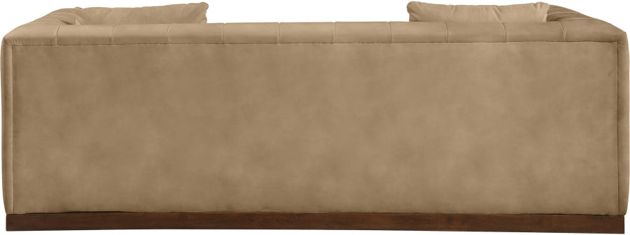 Mallina Vegan Leather Upholstered Sofa