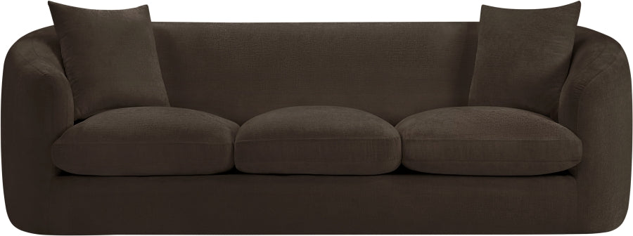 Penelope Chenille Fabric Upholstered Sofa