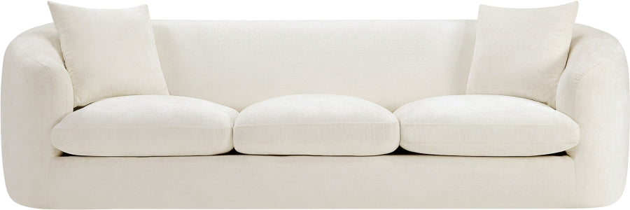 Penelope Chenille Fabric Upholstered Sofa