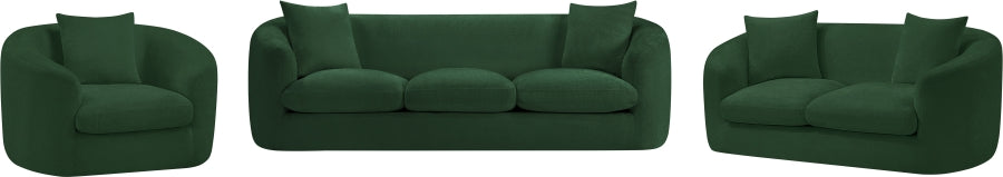 Penelope Chenille Fabric Upholstered Sofa