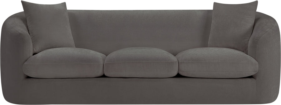 Penelope Chenille Fabric Upholstered Sofa