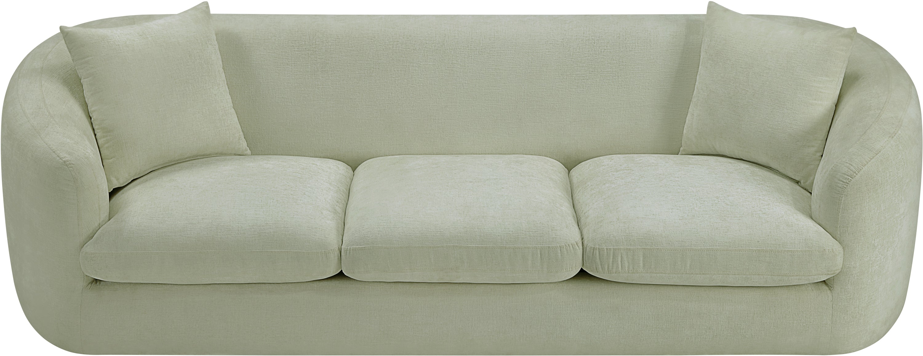 Penelope Chenille Fabric Upholstered Sofa