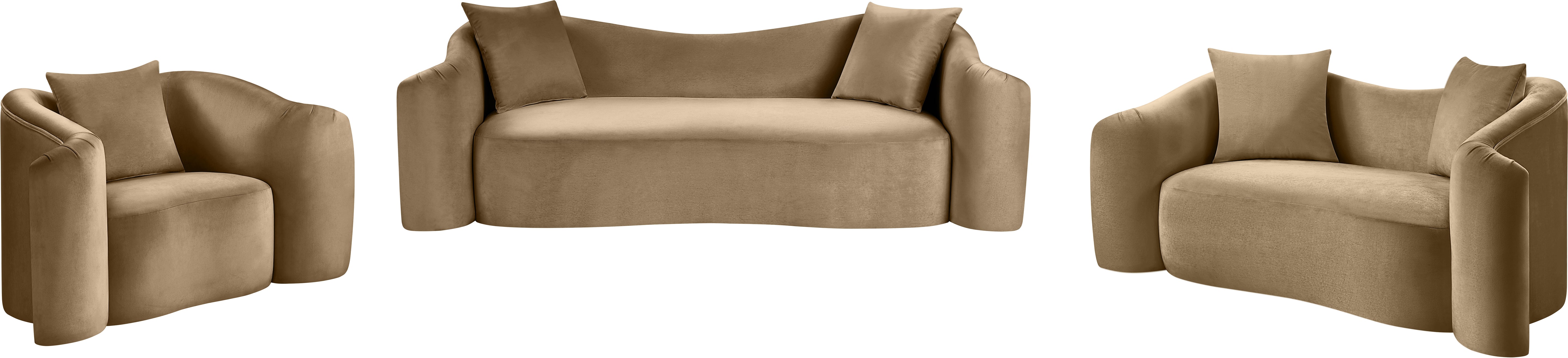 Destin Velvet Upholstered Accent Chair
