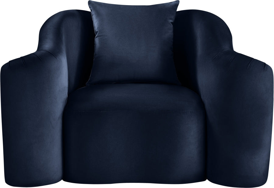 Destin Velvet Upholstered Accent Chair
