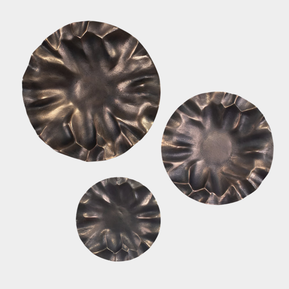 Peonia Outdoor Wall Decor, S/3