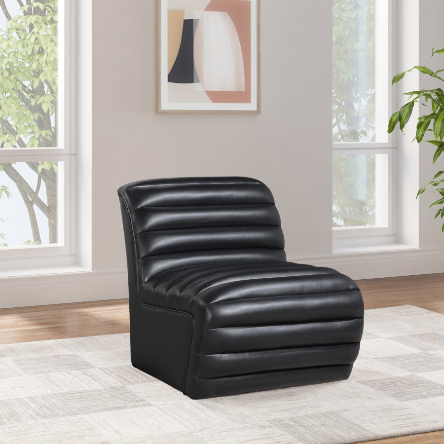 Fauteuil d'appoint rembourré en chenille Vivi 