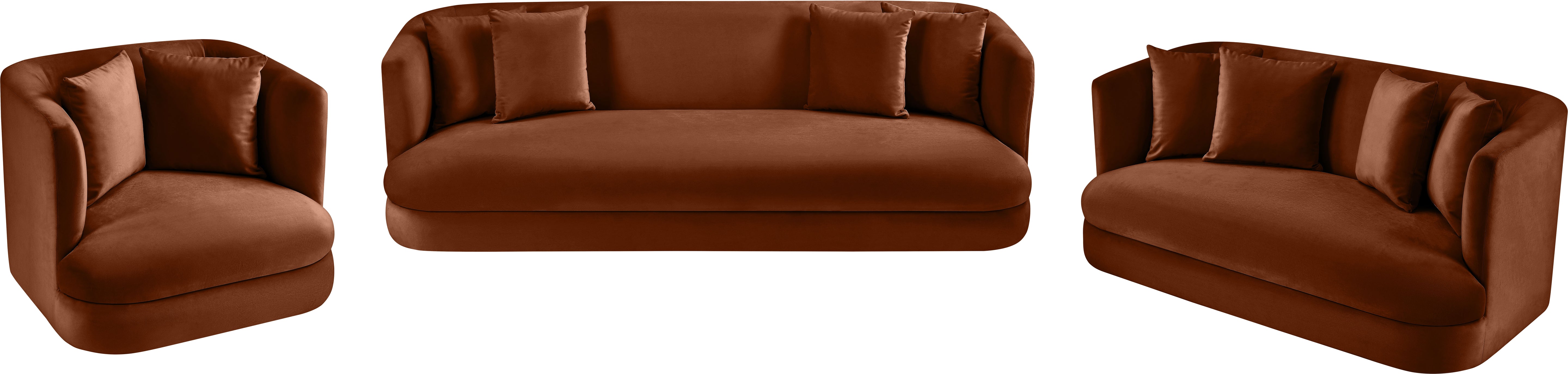 Fauteuil d'appoint rembourré en chenille Vivi 