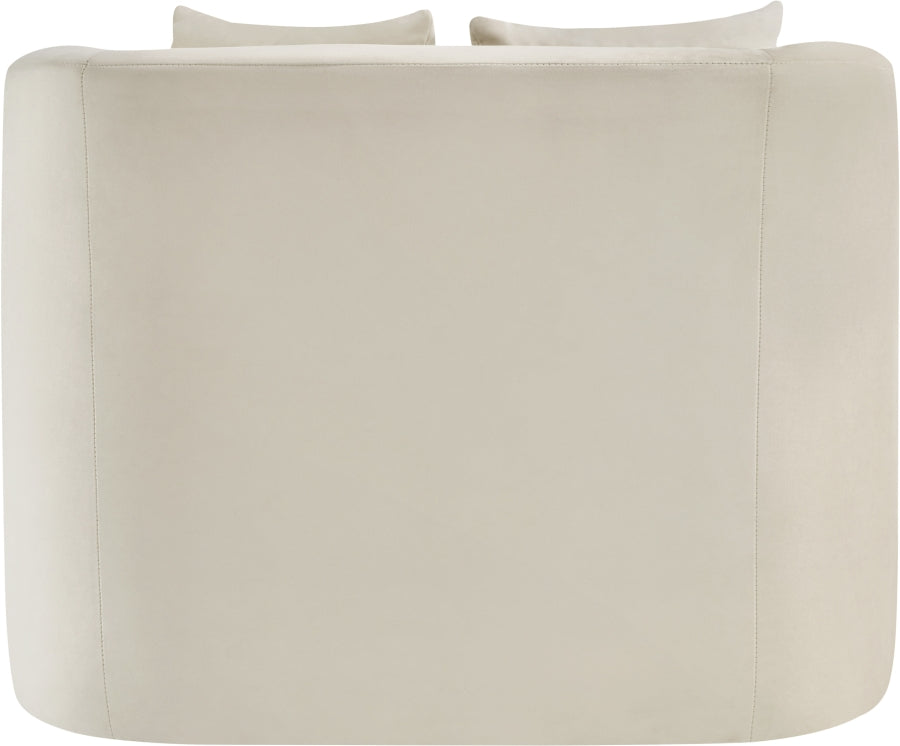 Fauteuil d'appoint rembourré en chenille Vivi 