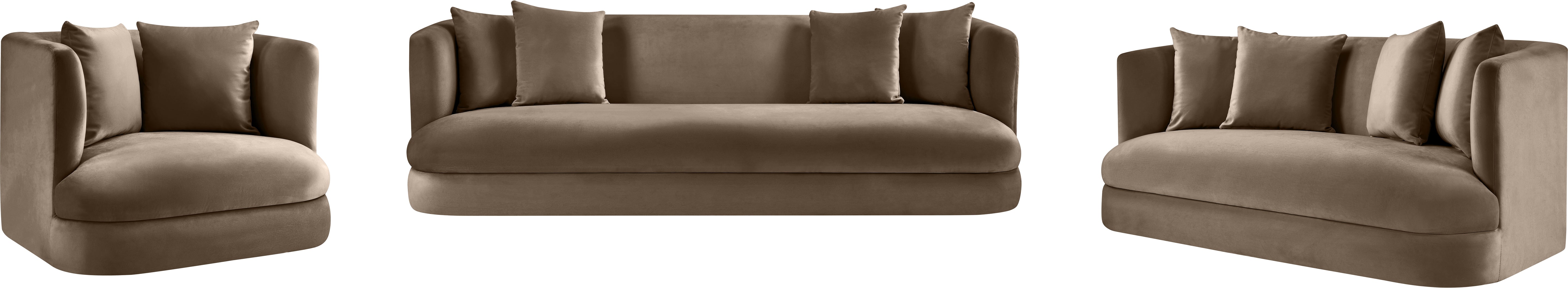 Fauteuil d'appoint rembourré en chenille Vivi 