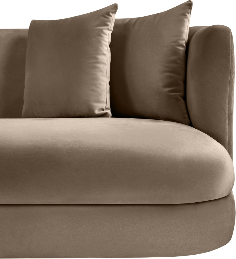 Fauteuil d'appoint rembourré en chenille Vivi 
