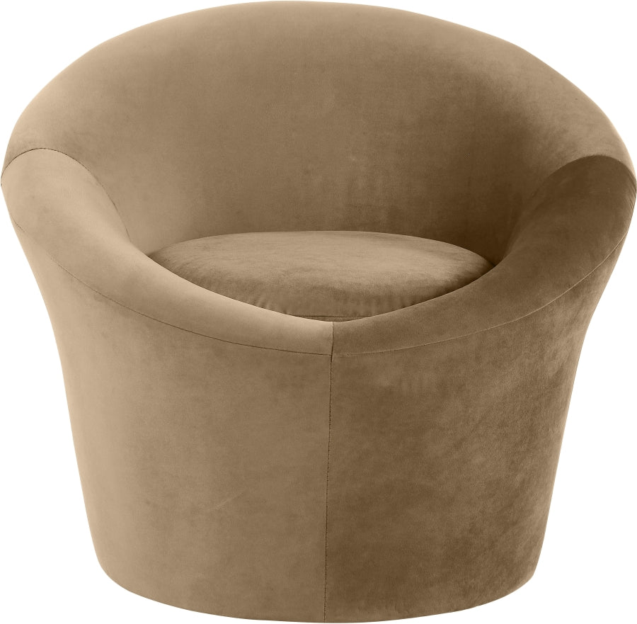 Tristan Velvet Upholstered Accent Chair